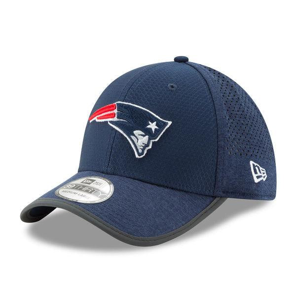 New England Patriots New Era Navy 2017 Training Camp Official 39THIRTY Flex Hat for Men product image 1, provided for visual