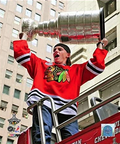 Patrick Kane Chicago Blackhawks 2010 Stanley Cup Champions Parade 11X 14 Photo product image 1, provided for visual