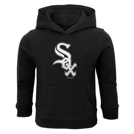 Toddler Chicago White Sox Logo Black Fleece Hoodie product image 2, provided for visual reference and product detail review