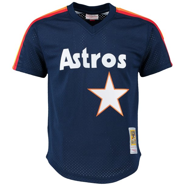 Craig Biggio Houston Astros Mitchell & Ness Cooperstown Mesh Batting Practice Jersey - Navy for Men product image 2,