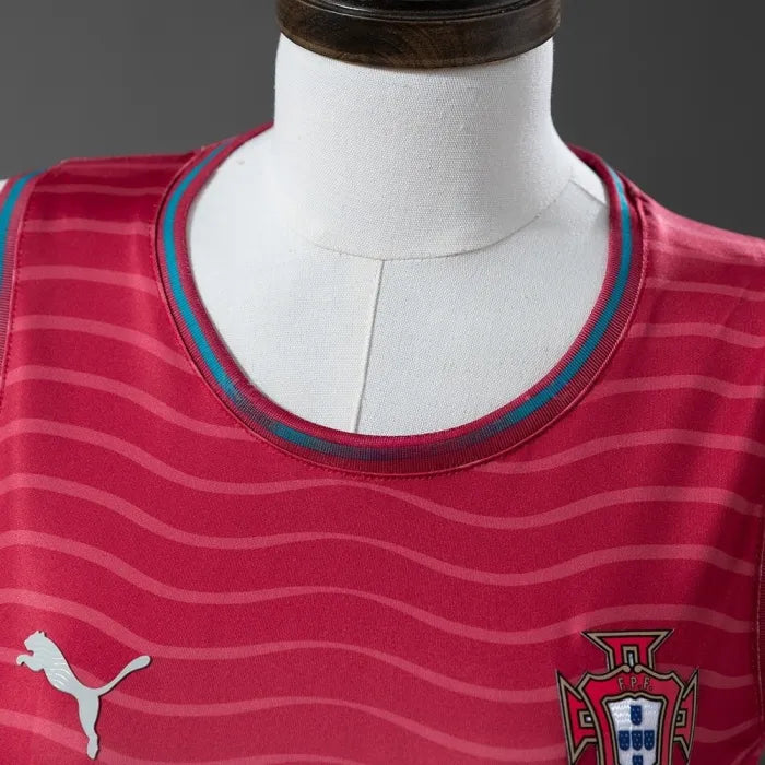 Women Portugal Home Vest 2026 World Cup Football KitS occer product image 3