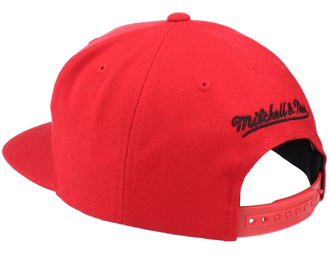 Houston Rockets Ground 2.0 Red Mitchell & Ness Snapback Hat product image 2, provided for visual reference and product
