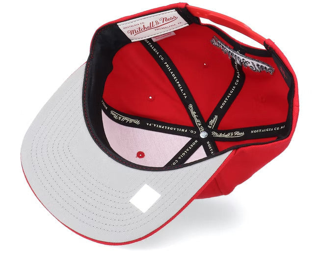 Houston Rockets Ground 2.0 Red Mitchell & Ness Snapback Hat product image 3, provided for visual reference and product