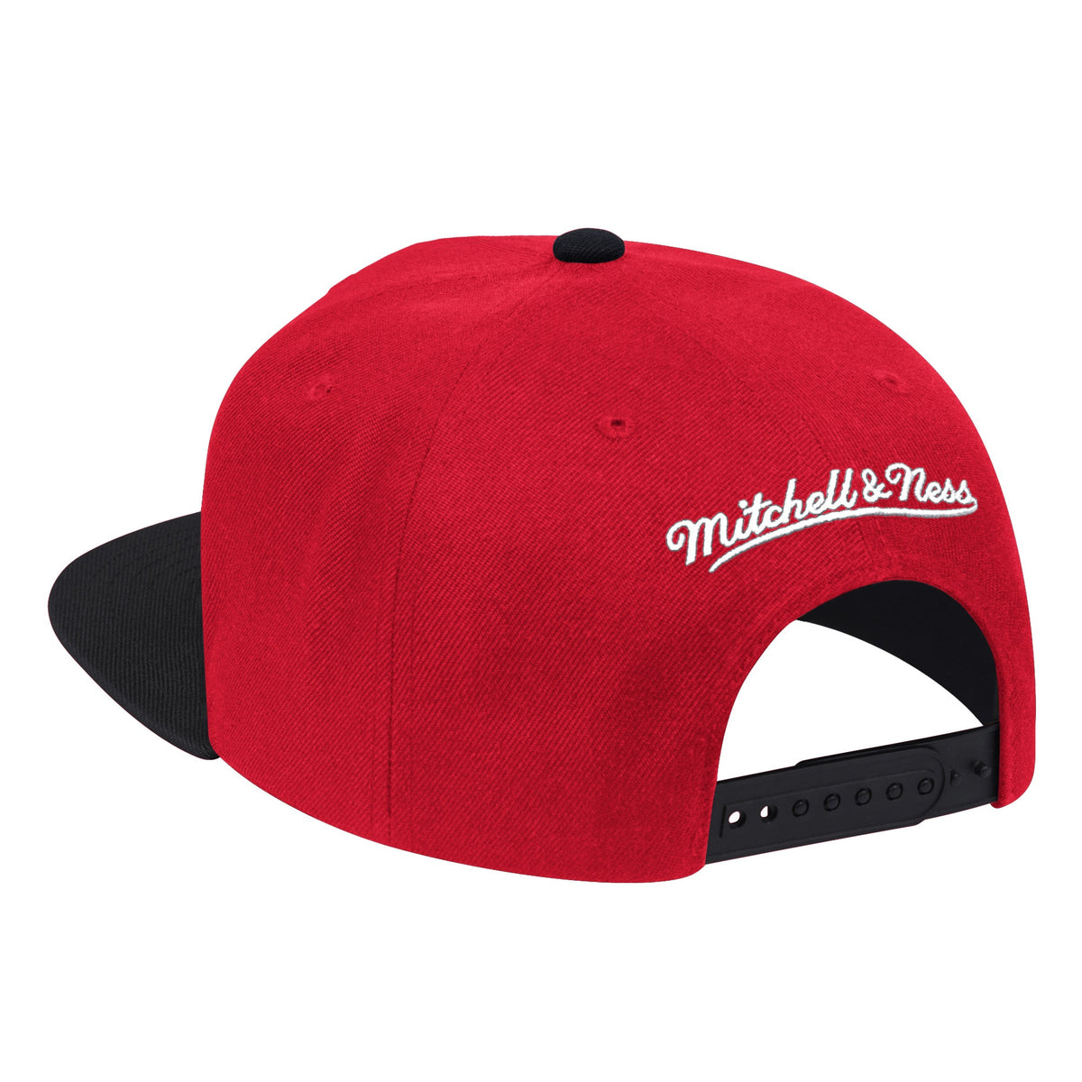 Chicago Bulls Black and Red Hardwood Classics Billboard Classic Mitchell & Ness Snapback Hat product image 2, provided for