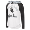 Womens Chicago White Sox White Long Sleeve Hoodie product image 1, provided for visual reference and product detail review