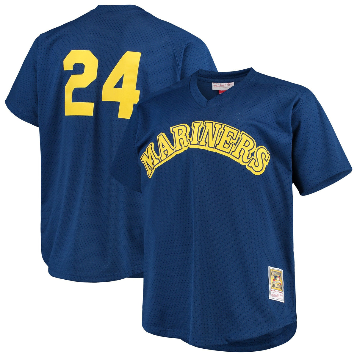 Seattle Mariners Ken Griffey Jr. 1991 Mitchell & Ness Royal Blue Cooperstown Collection Mesh Batting Practice Jersey for Men