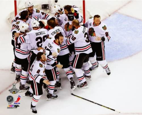 NHL Chicago Blackhawks 2013 Stanley Cup Champions Celebration on Ice Photo product image 1, provided for visual reference