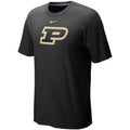 NIKE NCAA Purdue Boilermakers Classic Logo T-shirt - Black product image 1, provided for visual reference and product detail