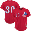 Tim Raines Montreal Expos Mitchell & Ness Batting Practice Jersey - Red product image 1, provided for visual reference and