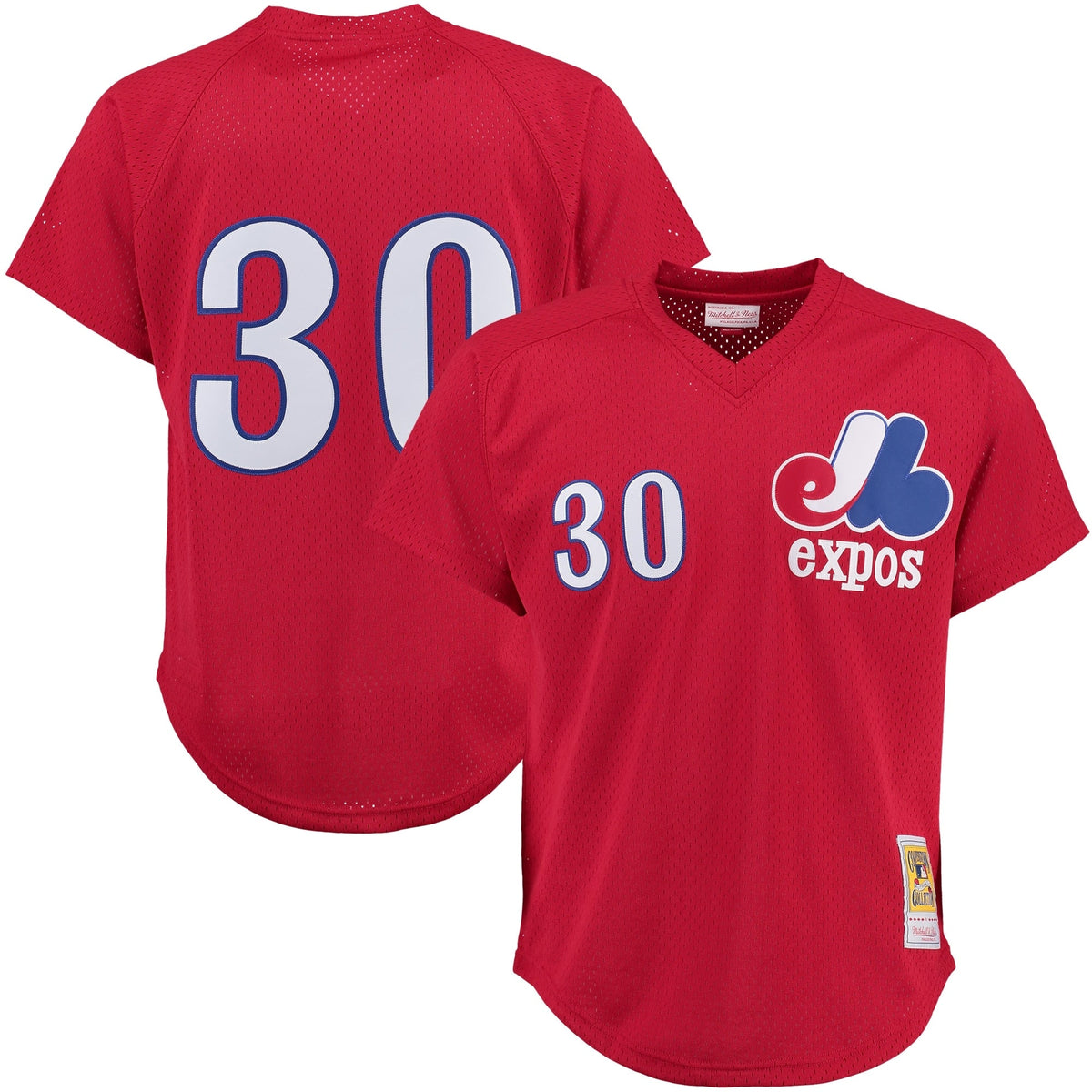 Tim Raines Montreal Expos Mitchell & Ness Batting Practice Jersey - Red product image 1, provided for visual reference and