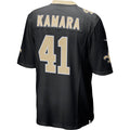 New Orleans Saints Alvin Kamara Mens Nike Black Replica Game Jersey product image 1, provided for visual reference and
