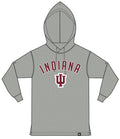 Mens Indiana Hoosiers '47 NCAA Focus Club Hood Long Sleeve T-Shirt product image 1, provided for visual reference and