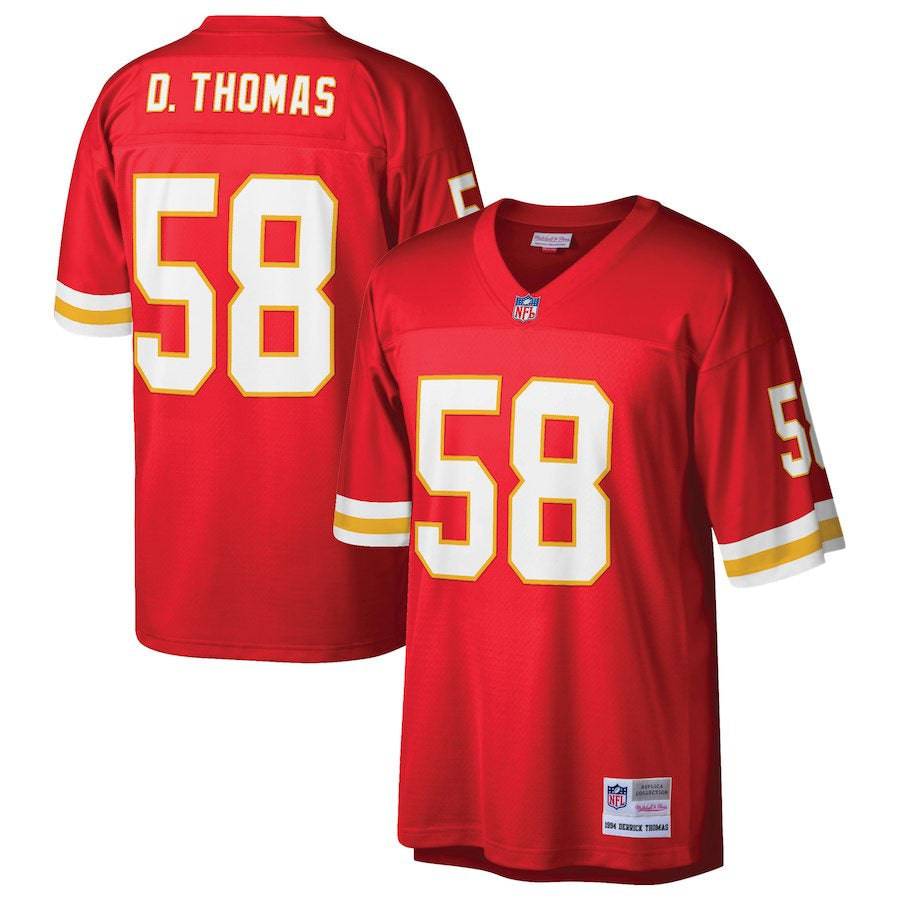 Kansas City Chiefs Derrick Thomas Mitchell & Ness Red Retired Player Replica Jersey for Men product image 1, provided for