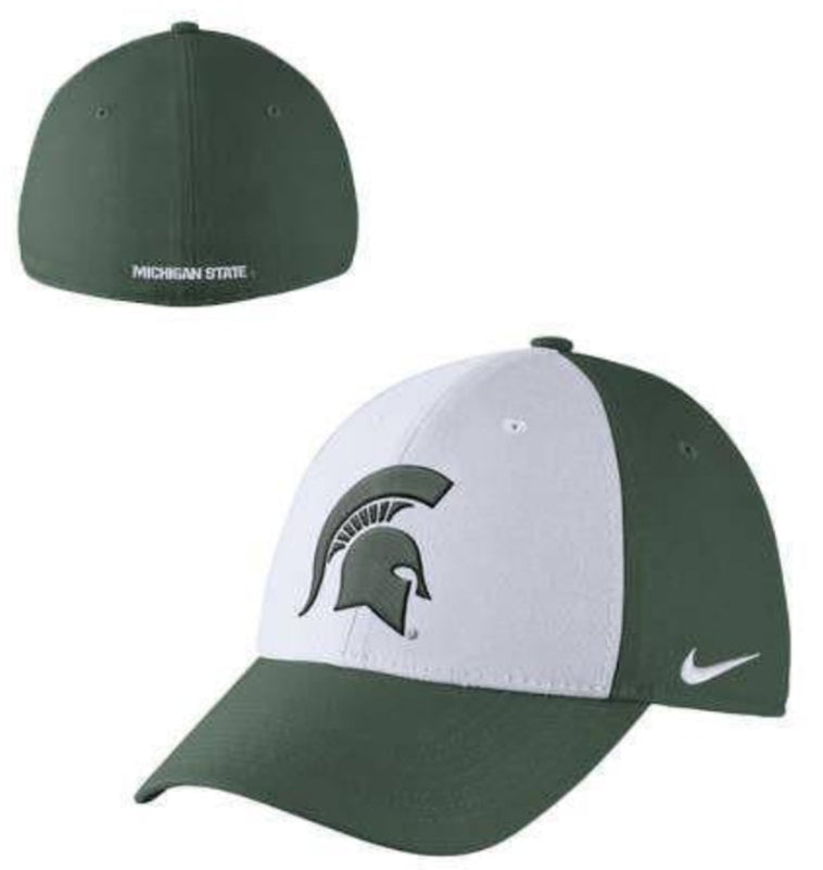Michigan State Spartans Nike Classic 99 Swoosh Performance Flex Hat product image 1, provided for visual reference and