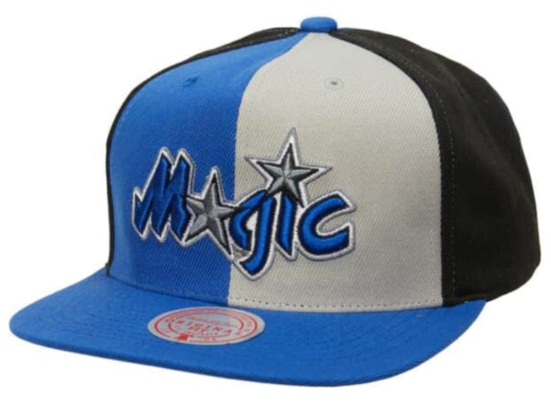 Orlando Magic Hardwood Classics Mitchell & Ness NBA Team Color Pinwheel Snapback Hat for Men product image 1, provided for