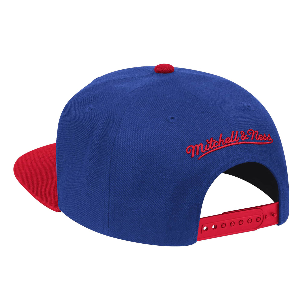 Mens NBA Denver Nuggets Royal/Red 2 Tone 2.0 Snapback Hat By Mitchell And Ness product image 2, provided for visual