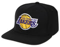 NBA Los Angeles Lakers Black Downtime Classic Redline Snapback Snapback Hat By Mitchell And Ness product image 1, provided