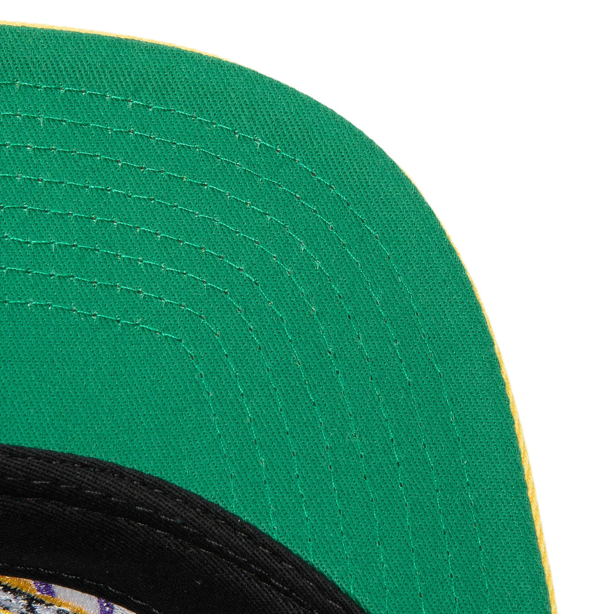 Utah Jazz Mitchell & Ness Purple/Gold Hardwood Classics Reload 2.0 Snapback Adjustable Hat for Men product image 4, provided