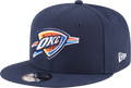 Men’s Oklahoma City Thunder Navy 9FIFTY Snapback Hat By New Era product image 1, provided for visual reference and product