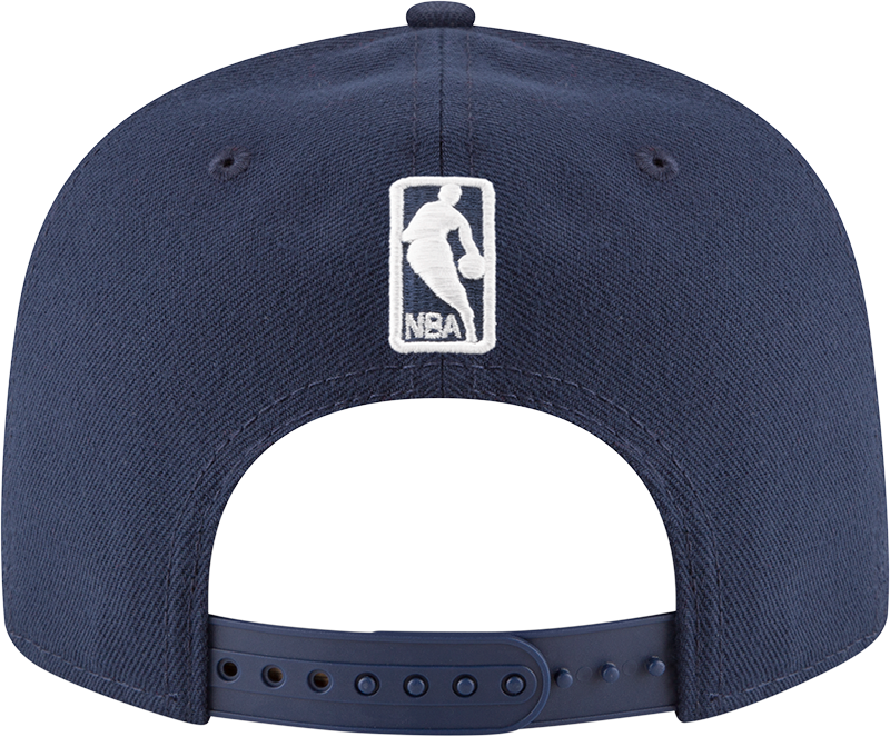 Men’s Oklahoma City Thunder Navy 9FIFTY Snapback Hat By New Era product image 6, provided for visual reference and product
