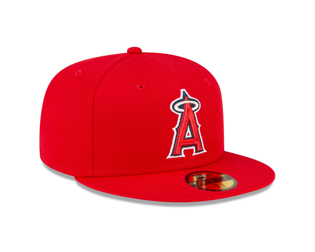 Anaheim Angels New Era Red Game Authentic Collection On-Field 59FIFTY Fitted Hat for Men product image 3, provided for