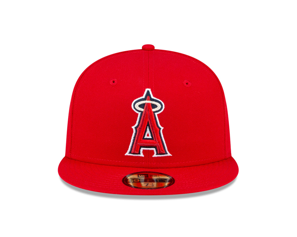 Anaheim Angels New Era Red Game Authentic Collection On-Field 59FIFTY Fitted Hat for Men product image 2, provided for