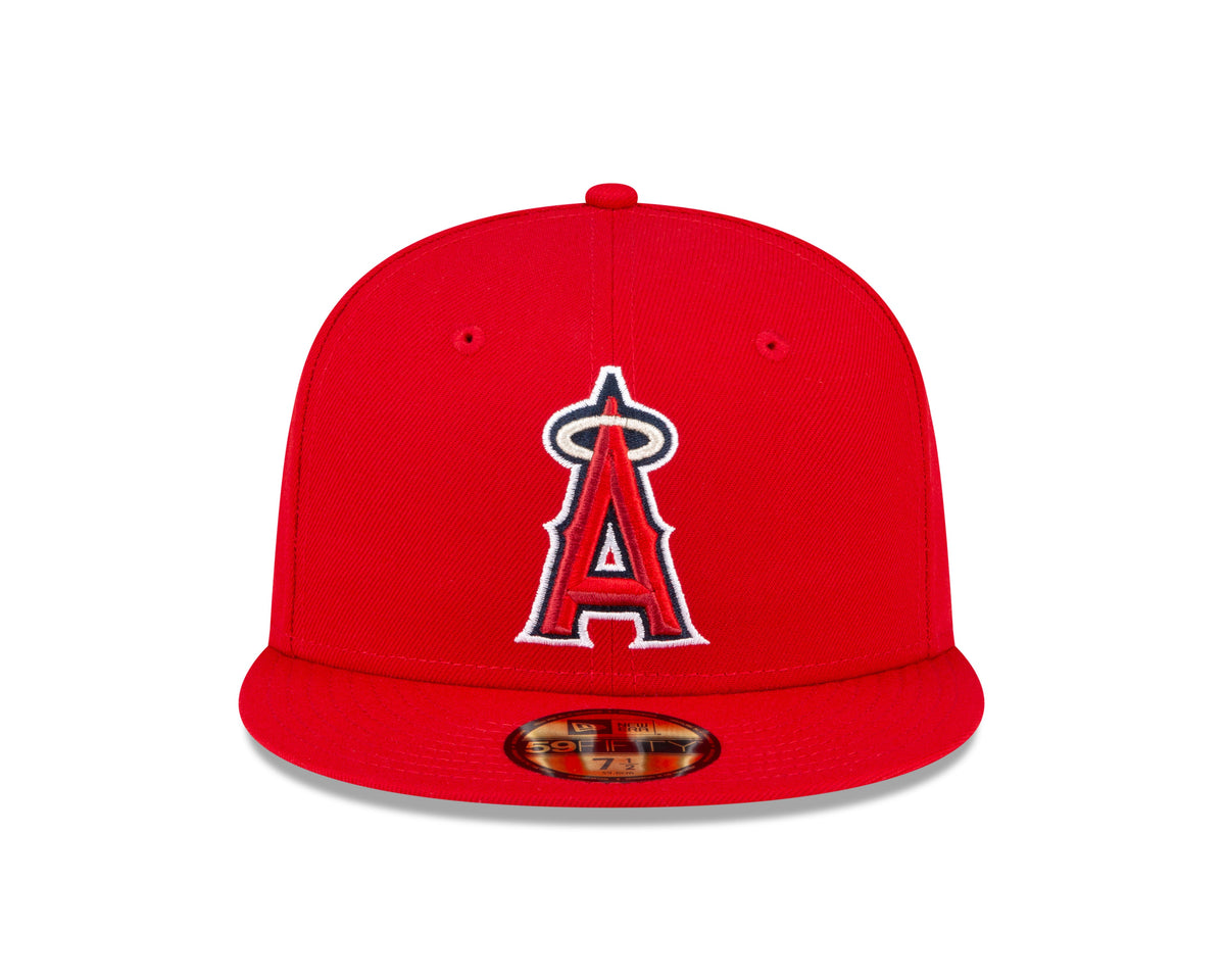 Anaheim Angels New Era Red Game Authentic Collection On-Field 59FIFTY Fitted Hat for Men product image 2, provided for