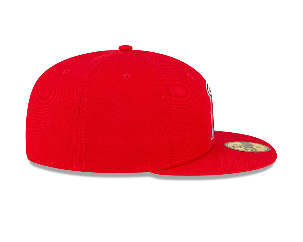Anaheim Angels New Era Red Game Authentic Collection On-Field 59FIFTY Fitted Hat for Men product image 5, provided for
