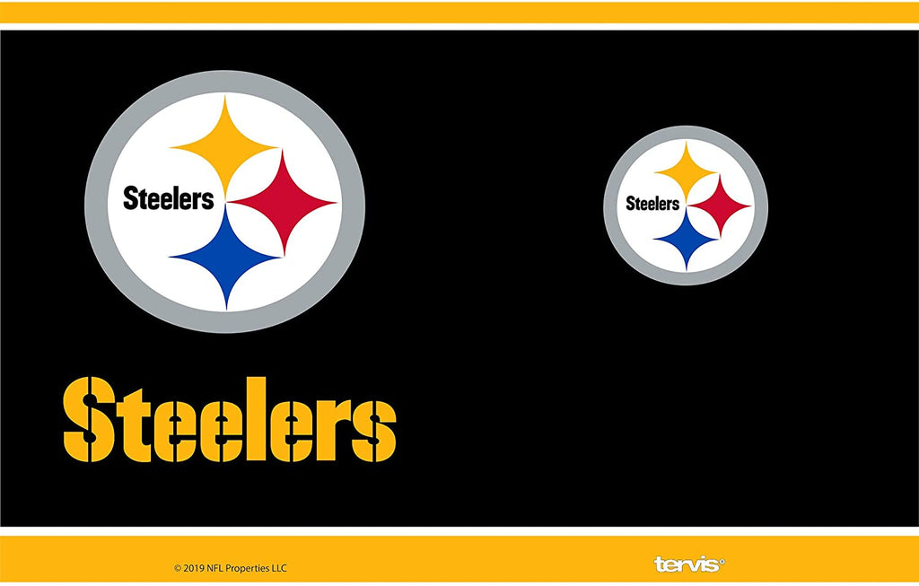 Pittsburgh Steelers™ Touchdown 20 oz. Stainless Steel Tumbler By Tervis product image 2, provided for visual reference and