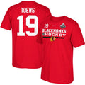 Chicago Blackhawks 2017 NHL Winter Classic Chicago Blackhawks Jonathan Toews #19 Locker Room Red Player T-Shirt for Men