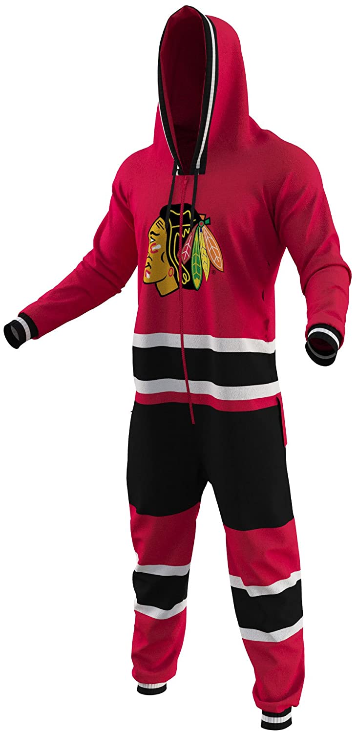 Chicago Blackhawks Ice Team Color Hockey Sockey Onsie product image 1, provided for visual reference and product detail