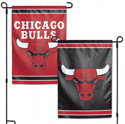 Chicago Bulls 12.5X18 2 Sided Garden Flag product image 1, provided for visual reference and product detail review