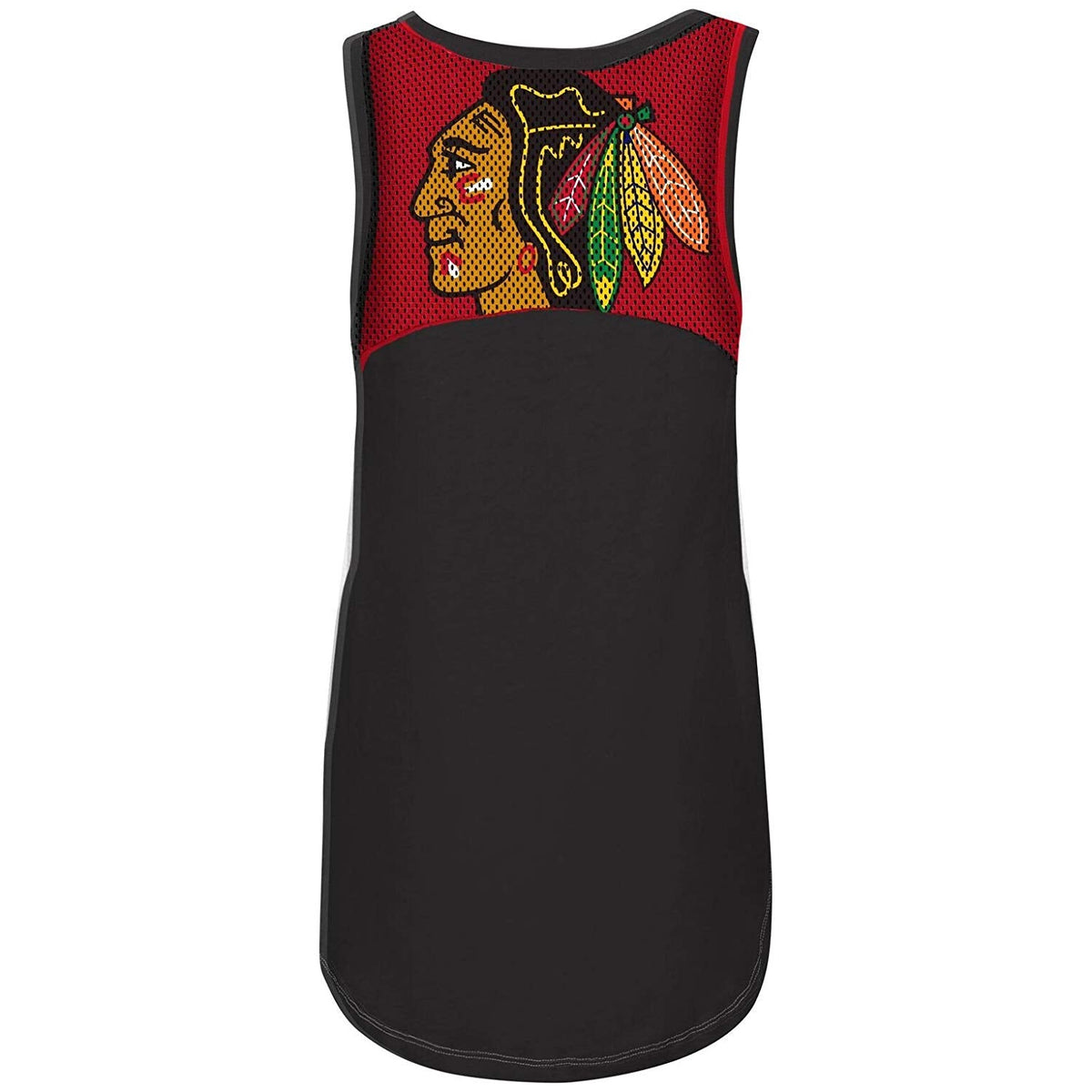 Chicago Blackhawks In the Stands Mesh Back Tank Top for Women product image 3, provided for visual reference and product