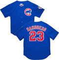 Youth Chicago Cubs Ryne Sandberg Mitchell & Ness Royal Cooperstown Collection Mesh Batting Practice Jersey product image 1,