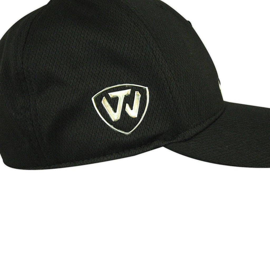 NCAA Iowa Hawkeyes Ultrasonic Black One Fit Flex Hat product image 4, provided for visual reference and product detail review