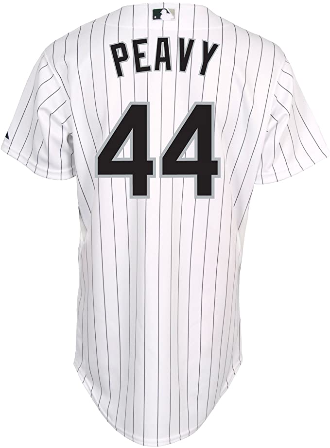 Chicago White Sox Authentic Jake Peavy Home White Jersey for Men product image 1, provided for visual reference and product