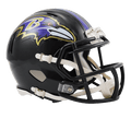 Baltimore Ravens Speed Mini Helmet product image 1, provided for visual reference and product detail review