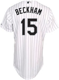 Chicago White Sox Gordon Beckham Authentic Home White Jersey for Men product image 1, provided for visual reference and