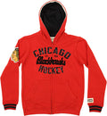Youth CCM Chicago Blackhawks NHL Full Zip Vintage Fleece Hoodie product image 1, provided for visual reference and product