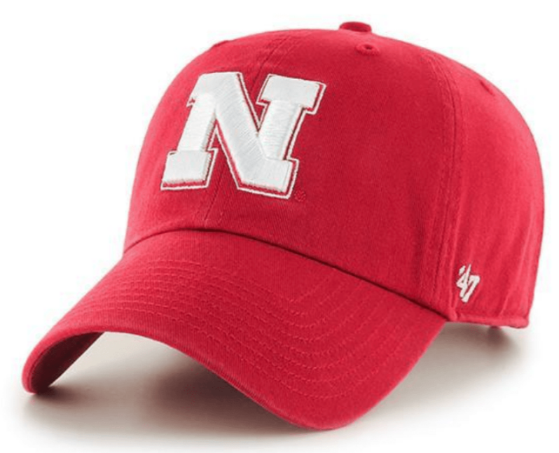 Nebraska Cornhuskers '47 NCAA '47 CLEAN UP Cap product image 1, provided for visual reference and product detail review