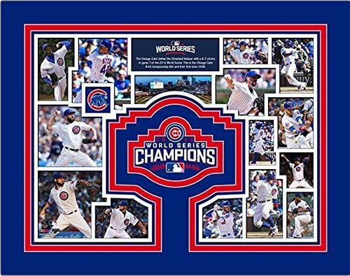 Chicago Cubs 2016 World Series Milestones and Memories Matted Photos (Size: 11" x 14") product image 1, provided for visual
