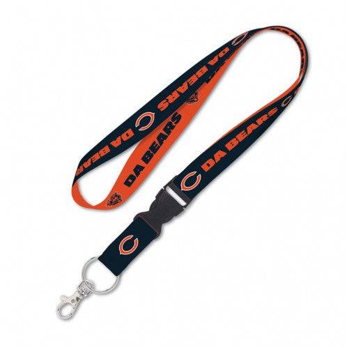 Chicago Bears "DA BEARS" Double Sided Lanyard With Detachable Buckle By Wincraft product image 1, provided for visual