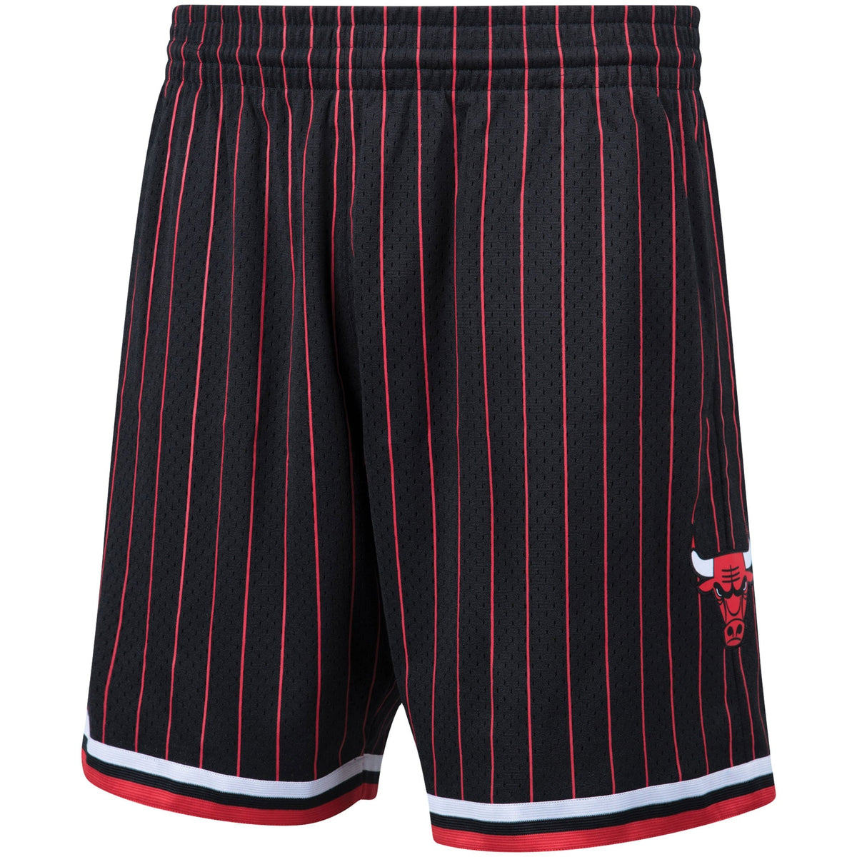 Chicago Bulls Mitchell & Ness 1996-97 Black Hardwood Classics Swingman Shorts for Men product image 2, provided for visual
