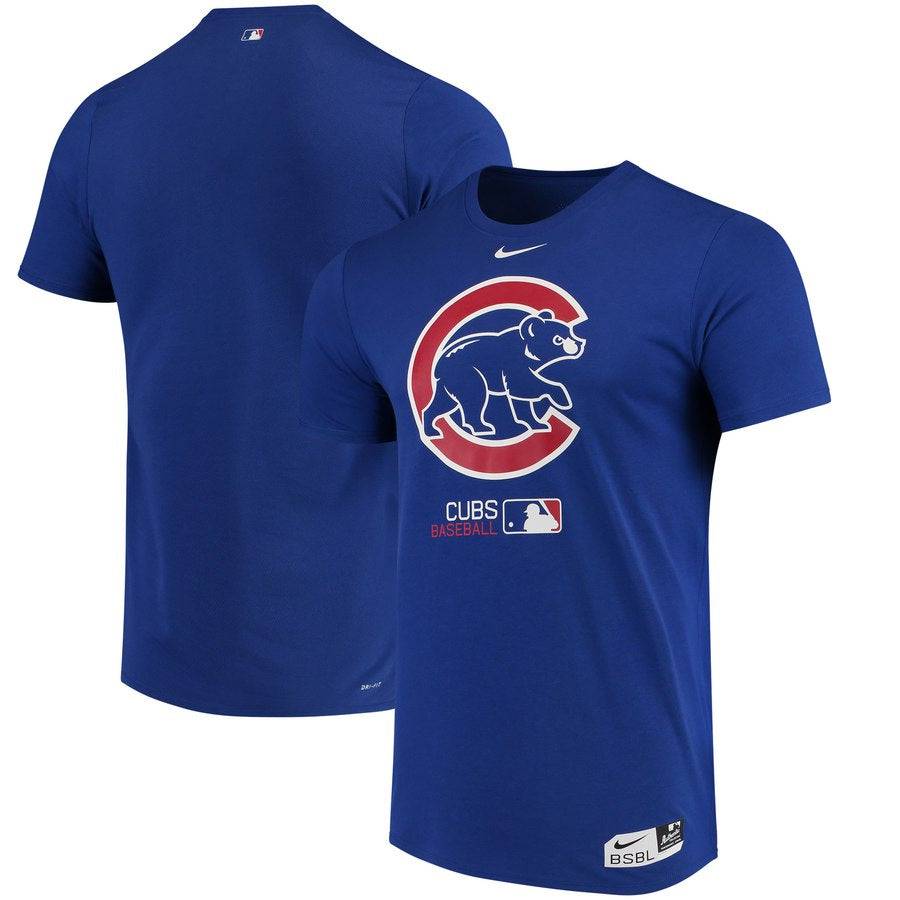 Chicago Cubs Nike Authentic Collection Performance T-Shirt - Royal product image 1, provided for visual reference and