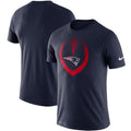 New England Patriots Nike Fan Gear Modern Icon Performance T-Shirt - Navy product image 1, provided for visual reference and