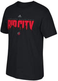 Portland Trail Blazers adidas Black Rip City Local Flair T-Shirt for Men product image 1, provided for visual reference and