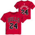 Child Lauri Markkanen Chicago Bulls Name And Number T-Shirt By Outerstuff product image 1, provided for visual reference and