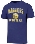 Mens 47 Brand NBA Golden State Warriors Club T-Shirt product image 1, provided for visual reference and product detail review