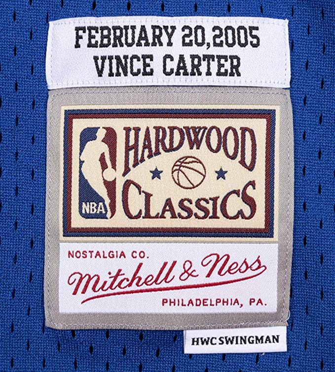 Vince Carter All-Star East 2005 Blue Swingman Replica Jersey for Men product image 3, provided for visual reference and