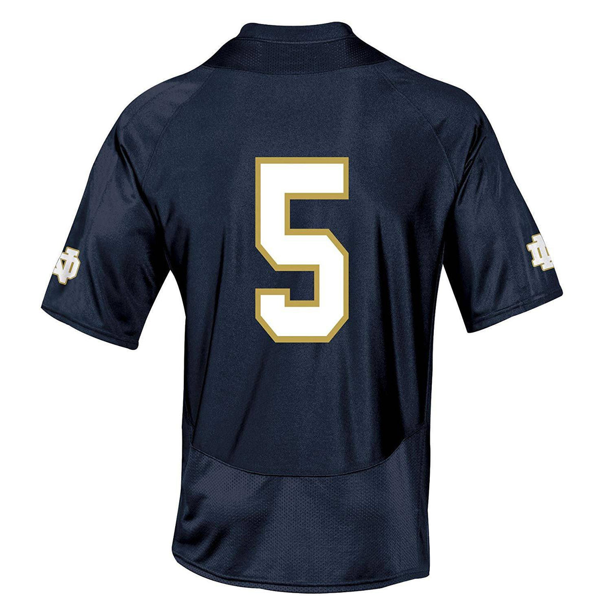 Notre Dame Fighting Irish Under Armour NCAA Men Premier Navy Sideline Replica #5 Jersey product image 2, provided for visual